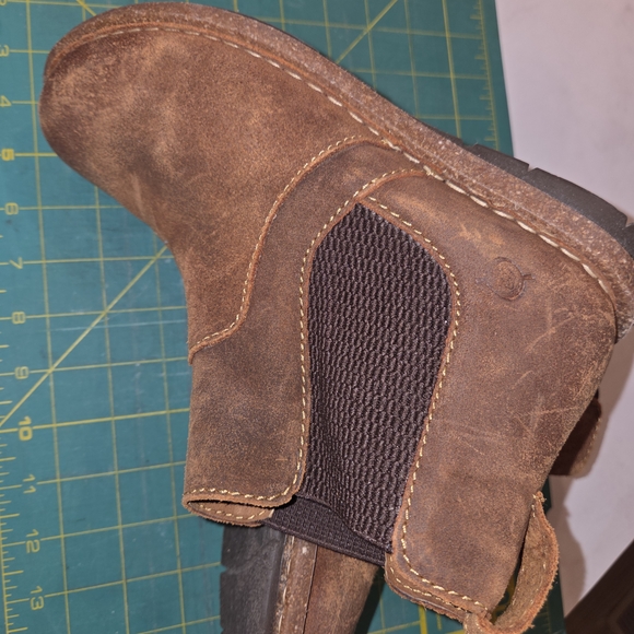 Born Women's Distressed Brown Ankle Boots - Picture 13 of 15